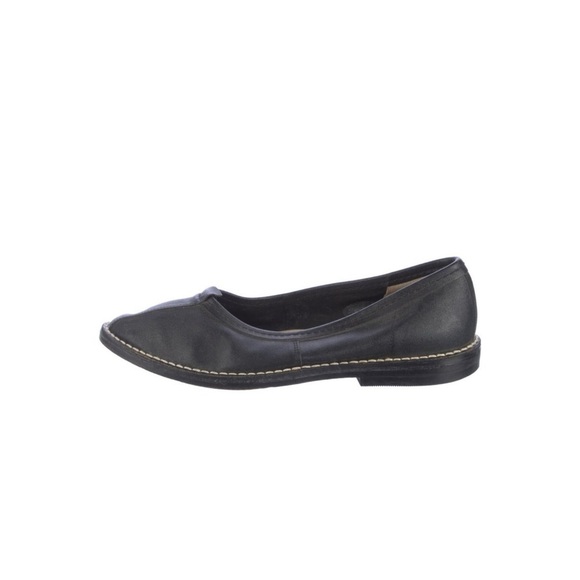 COMME DES GARCONS Homme Plus Leather Stitched Flats - Picture 3 of 13